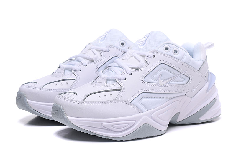 Classic Nike M2K Tekno White Silver Shoes